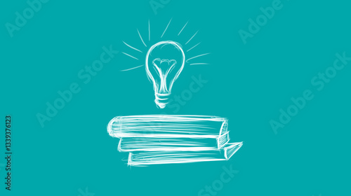 light bulb and books new ideas