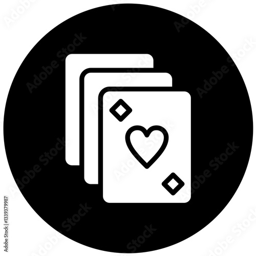 Card Deck Vector Design Icon Style