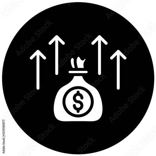 Profit Vector Design Icon Style