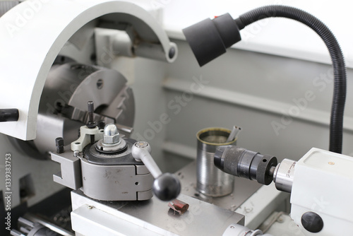 Lathe, CNC machine, control elements
