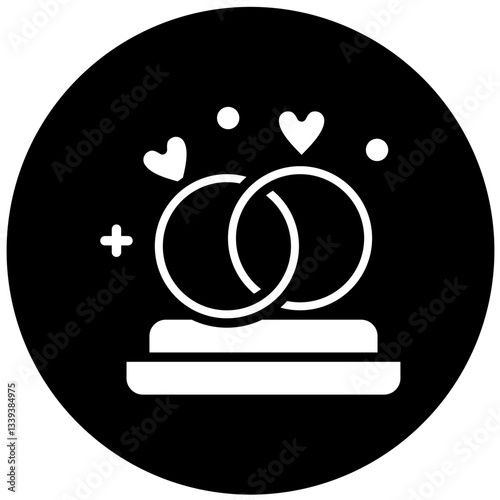 Proposal Ring Vector Design Icon Style