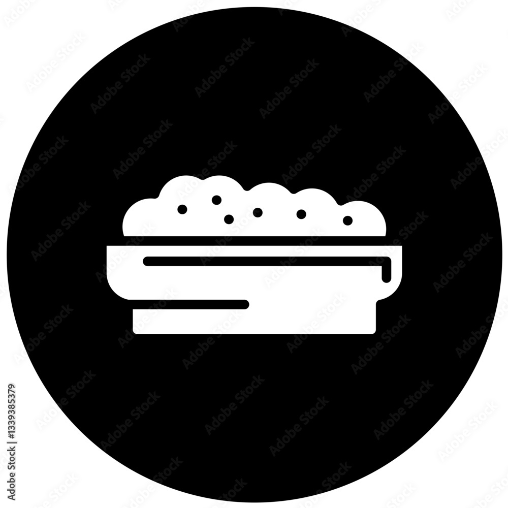 Brown Rice Vector Design Icon Style Brown Rice Vector Design Icon Style