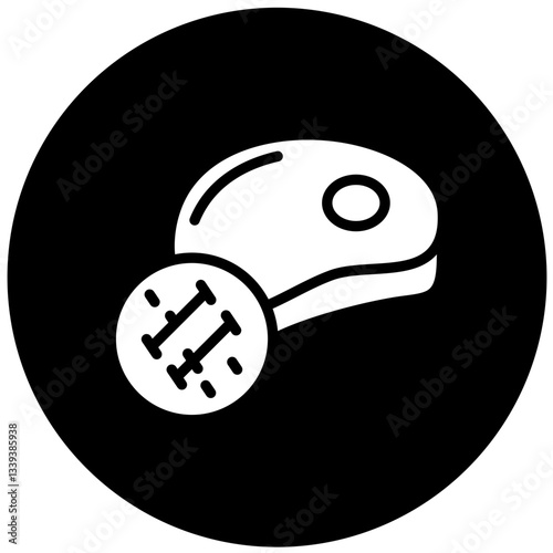 Pork Tenderloin Vector Design Icon Style
