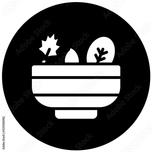Greek Salad Vector Design Icon Style