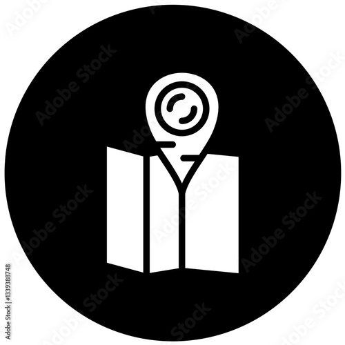 Pinpoint Vector Design Icon Style