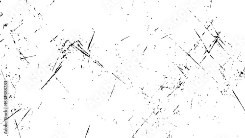 Abstract white background with random scratches white background. Abstract grunge texture with black Ink splashes. black scratched white background texture.