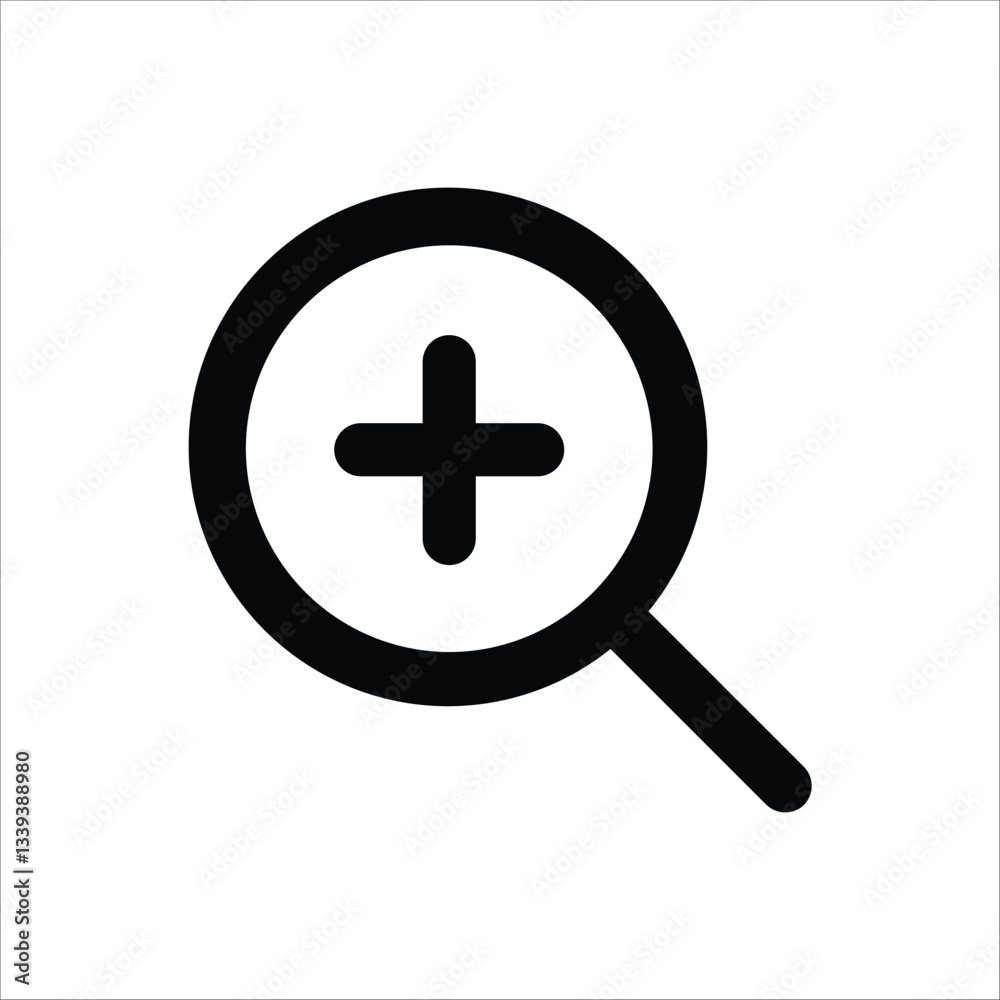 An icon representing the action of zooming in. An icon representing the action of zooming in.