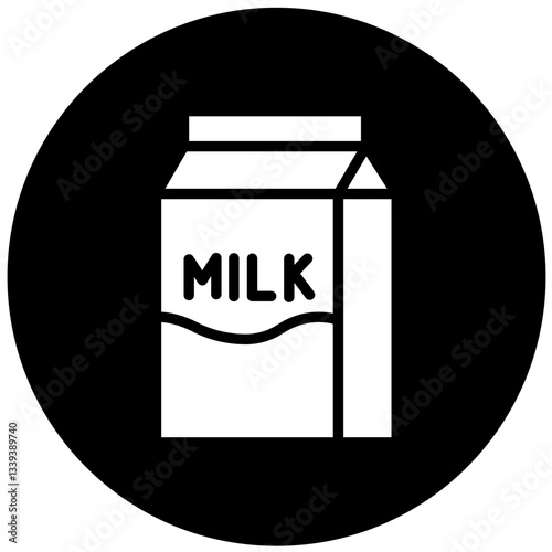 Vector Design Milk Icon Style