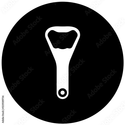 Vector Design Bottle Opener Icon Style