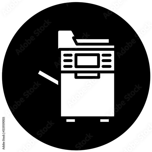Vector Design Photocopier Icon Style