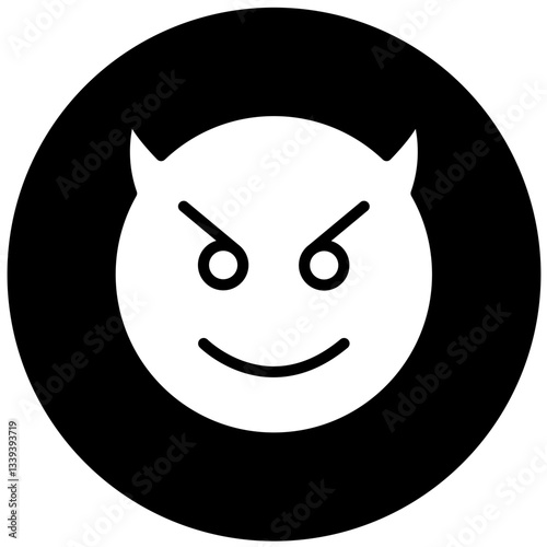 Vector Design Devil Icon Style