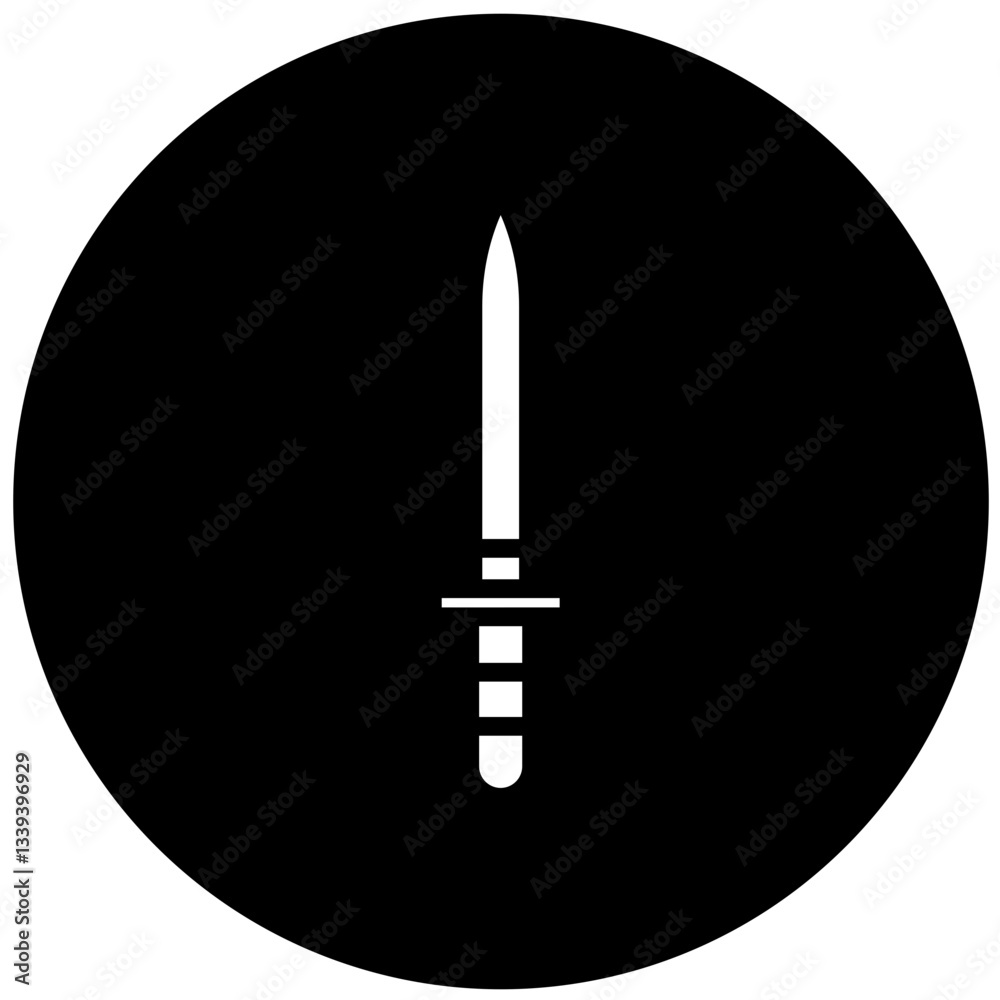 Vector Design Dagger Icon Style Vector Design Dagger Icon Style