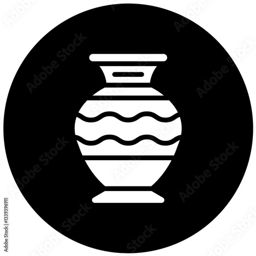 Vector Design Vase Icon Style