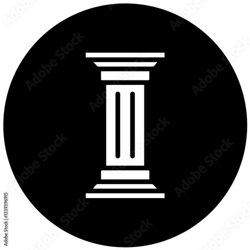 Vector Design Pillar Icon Style