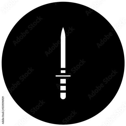 Vector Design Dagger Icon Style