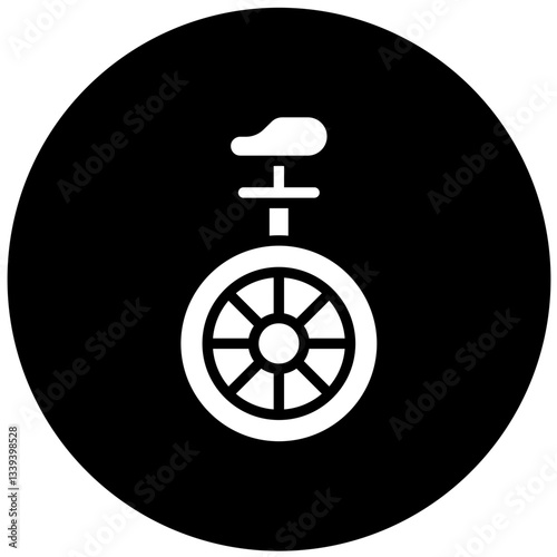 Vector Design Monocycle Icon Style