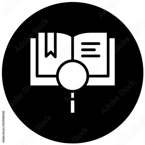 Vector Design Encyclopedia Icon Style