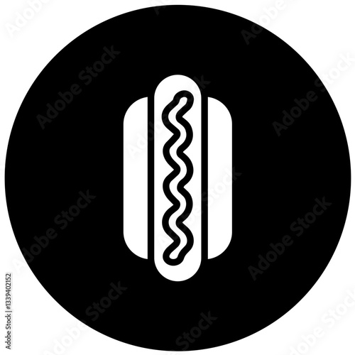 Vector Design Hot Dog Icon Style