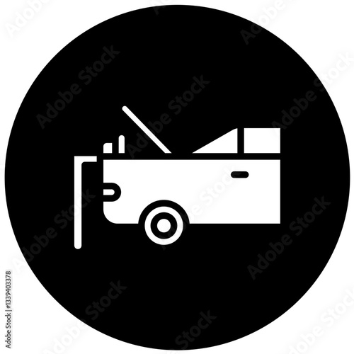 Vector Design Car Trunk Cleaning Icon Style