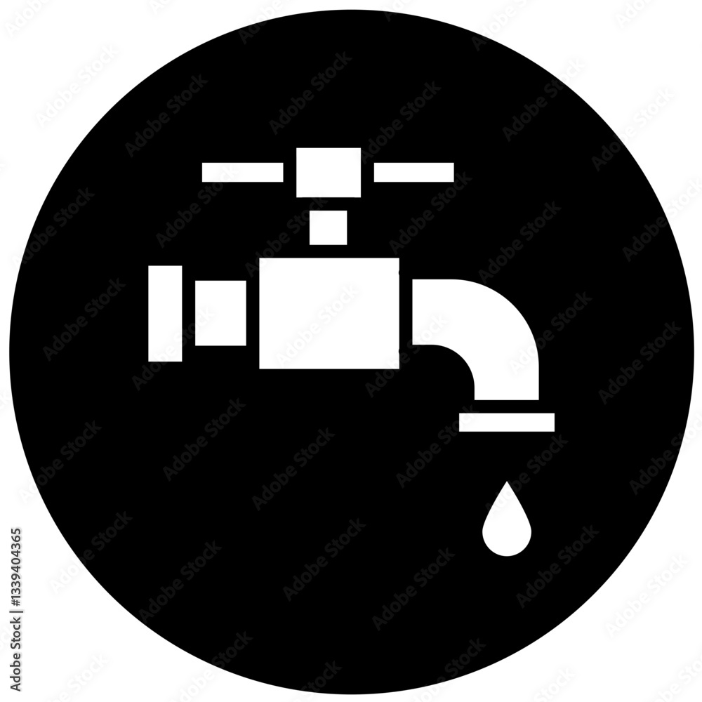 Vector Design Faucet Icon Style Vector Design Faucet Icon Style