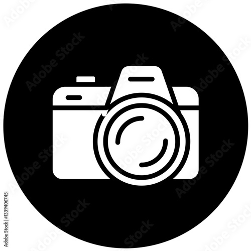 Vector Design Dslr Camera Icon Style