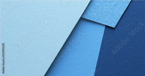 Abstract modern background with blue colors Minimal contemporary design Colorful paper color blocks mock up Trendy color block design Textured geometric background may use as backgroun