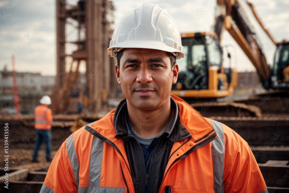 Labor Day portrait engineer construction background Labor Day portrait engineer construction background