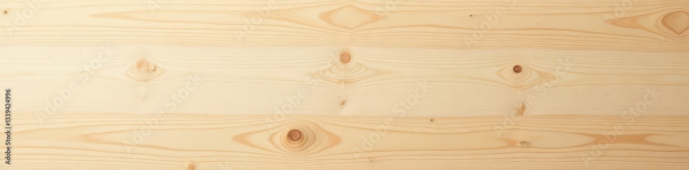 Naklejka premium Smooth surface, light wood tones, subtle grain, close up, backdrop, detail