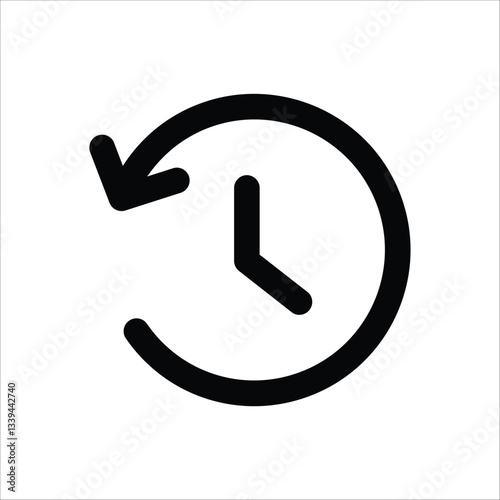 An icon representing clockwise rotation or refresh.