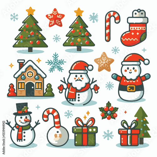 background, christmas, card, illustration, decoration, xmas, greeting, design, winter, white, vector, holiday, celebration, art, banner, happy, merry, tree, abstract, graphic, year, red, season, decem