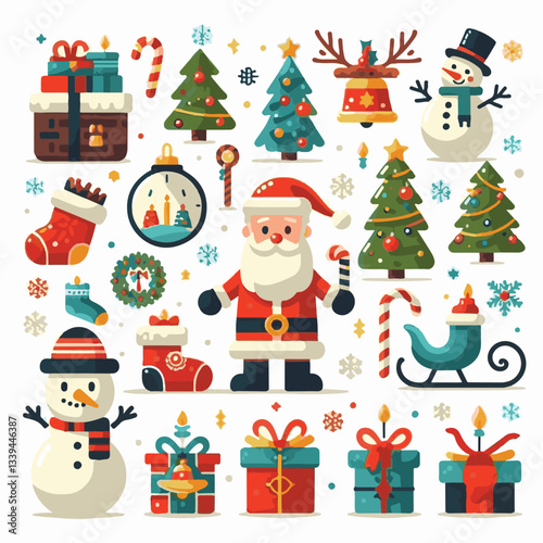 background, christmas, card, illustration, decoration, xmas, greeting, design, winter, white, vector, holiday, celebration, art, banner, happy, merry, tree, abstract, graphic, year, red, season, decem