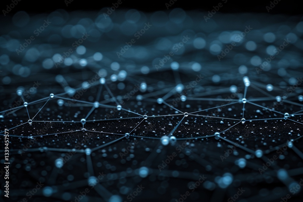 Obraz premium Technological dark abstract background