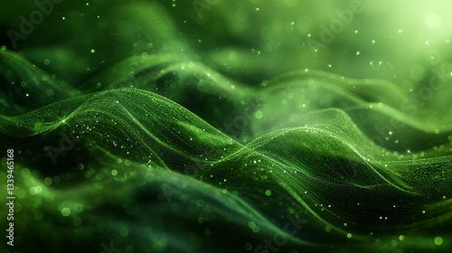 A clean Elegant Business Backgrounds background with green modern visual appeal, perfect for business presentations