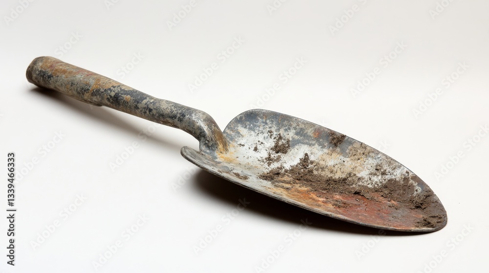 Fototapeta premium Rusty Garden Shovel - Vintage Farming Tool