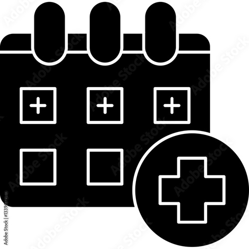 Medical calendar Icon