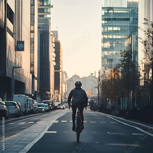 Wallpaper Mural man walking in the city Torontodigital.ca