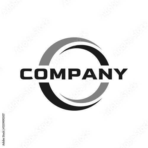 generic circle logo design, editable icon, generic icon for your company