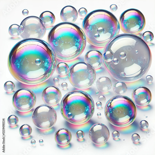 abstract background with bubbles