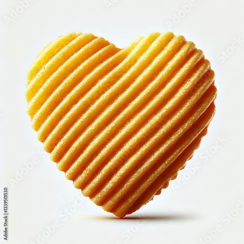 heart shaped cookies on white background