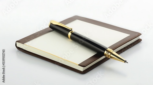 Wallpaper Mural Pen rests on journal on a desk, brainstorming use Torontodigital.ca