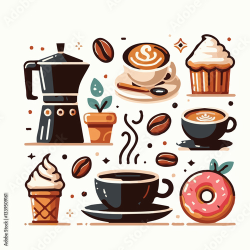 coffee, drink, beverage, cafe, cup, background, caffeine, espresso, aroma, hot, morning, food, mug, breakfast, closeup, black, brown, dark, fresh, white, cappuccino, mocha, break, design, latte, isola