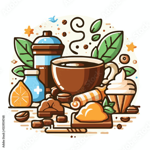 coffee, drink, beverage, cafe, cup, background, caffeine, espresso, aroma, hot, morning, food, mug, breakfast, closeup, black, brown, dark, fresh, white, cappuccino, mocha, break, design, latte, isola