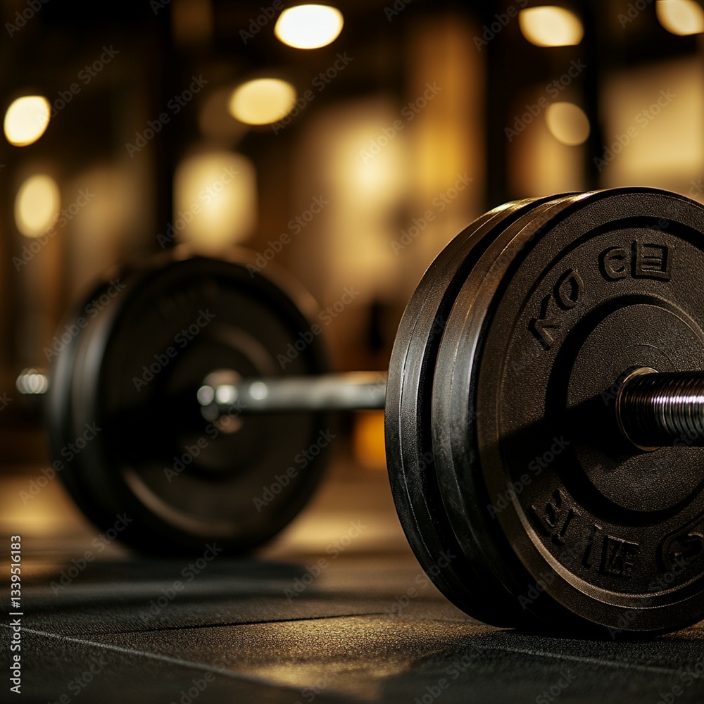 Naklejka premium Gym Fitness Training