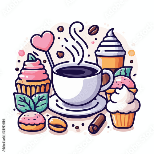 coffee, drink, beverage, cafe, cup, background, caffeine, espresso, aroma, hot, morning, food, mug, breakfast, closeup, black, brown, dark, fresh, white, cappuccino, mocha, break, design, latte, isola