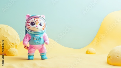 Space Pastel Pink Moment Landscape Tiny Yellow Empty