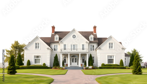 Wallpaper Mural Three classical country house in the suburbs , with white tonespng Torontodigital.ca