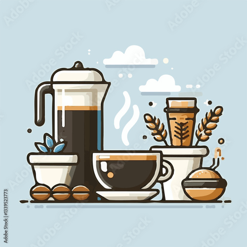 coffee, drink, beverage, cafe, cup, background, caffeine, espresso, aroma, hot, morning, food, mug, breakfast, closeup, black, brown, dark, fresh, white, cappuccino, mocha, break, design, latte, isola