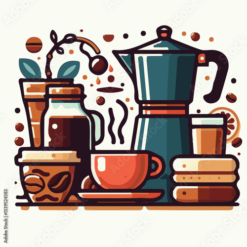 coffee, drink, beverage, cafe, cup, background, caffeine, espresso, aroma, hot, morning, food, mug, breakfast, closeup, black, brown, dark, fresh, white, cappuccino, mocha, break, design, latte, isola