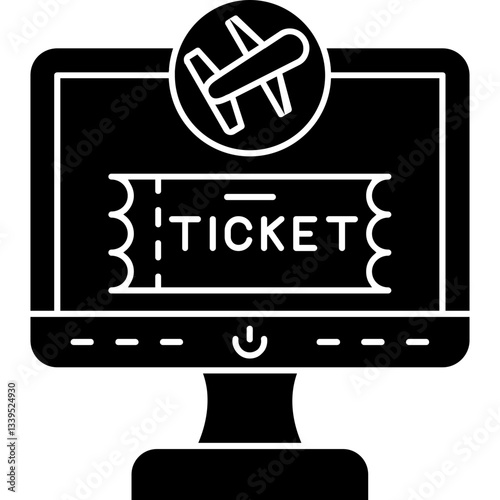 Electronic ticket Icon