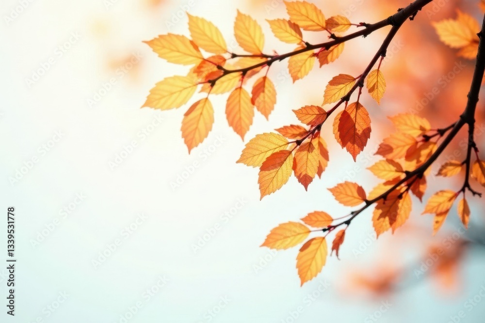 Branches against a soft, warm white background, airy, cozy, tree Branches against a soft, warm white background, airy, cozy, tree